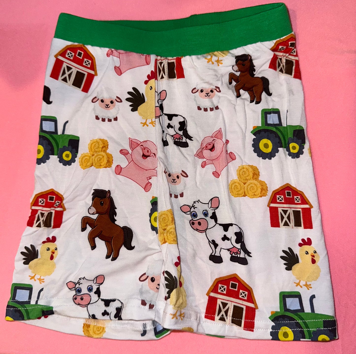 Barn Yard Green- 2pc Set Toddler
