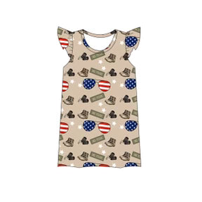 Stars and Stripes Dress - Toddler