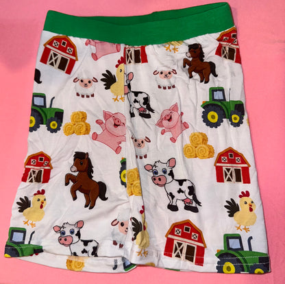 Barn Yard Green- 2pc Set Toddler