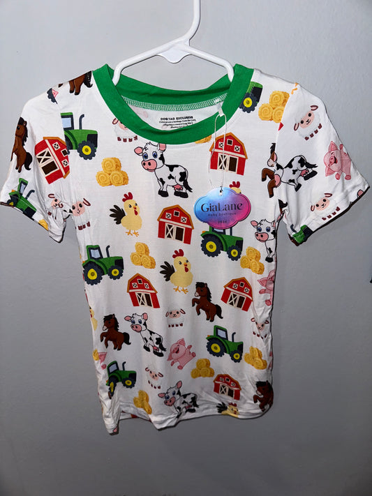 Barn Yard Green- 2pc Set Toddler