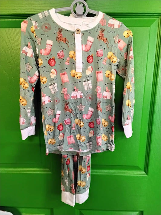 Vintage Christmas 2pc jammie